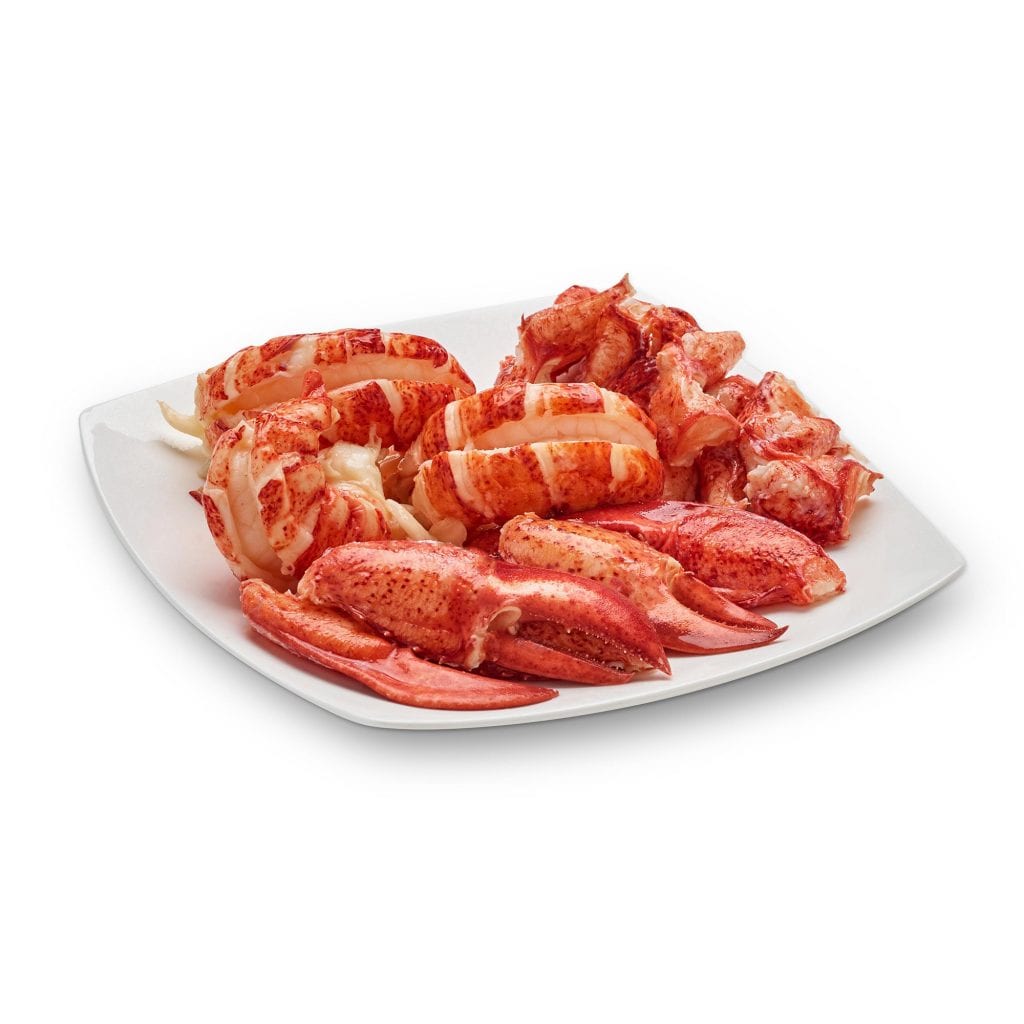 cooked lobster meat